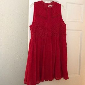 Red dress